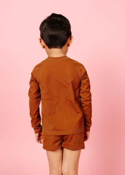 Kortni Jeane Ribbed Caramel | Mini Euro Shorts RibbedCaramel Outlet