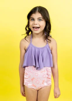 Kortni Jeane Ribbed Dusty Purple | Mini Swing Top RibbedDustyPurple Discount