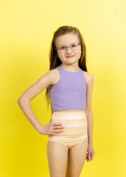 Kortni Jeane Ribbed Dusty Purple | Mini Racer Back Top RibbedDustyPurple Online