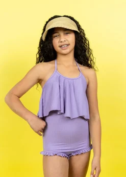 Kortni Jeane Ribbed Dusty Purple | Youth Swing Top RibbedDustyPurple Hot