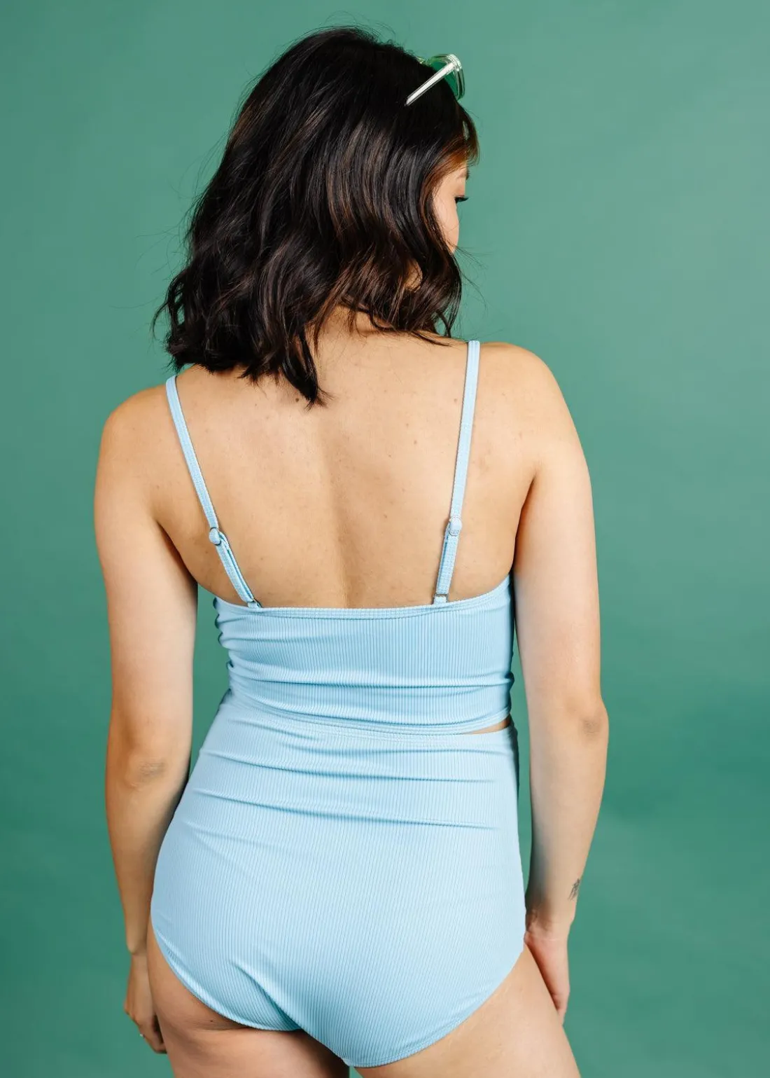 Kortni Jeane Ribbed Fresh Blue | Maternity Bottoms RibbedFreshBlue Sale