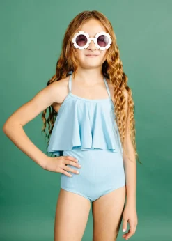 Kortni Jeane Ribbed Fresh Blue | Mini Swing Top RibbedFreshBlue Discount