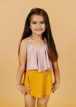 Kortni Jeane Ribbed Golden | Mini Who Wears Short Skirts RibbedGolden New
