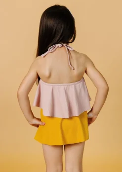 Kortni Jeane Ribbed Golden | Mini Who Wears Short Skirts RibbedGolden New