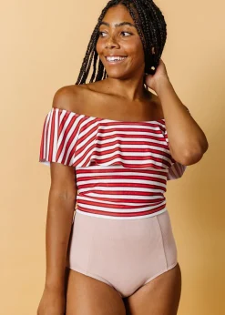 Kortni Jeane Ribbed Light Mauve | Cut High Bottoms RibbedLightMauve Hot