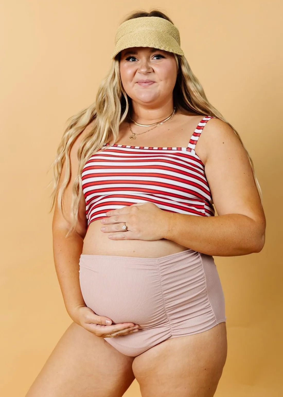 Kortni Jeane Ribbed Light Mauve | Maternity Bottoms RibbedLightMauve Online