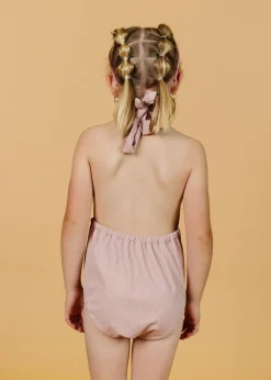 Kortni Jeane Ribbed Light Mauve | Mini Romper One-Piece RibbedLightMauve Sale