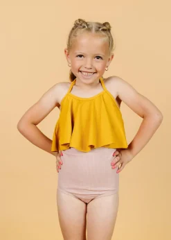 Kortni Jeane Ribbed Light Mauve | Mini High-Waisted Bottoms RibbedLightMauve Best
