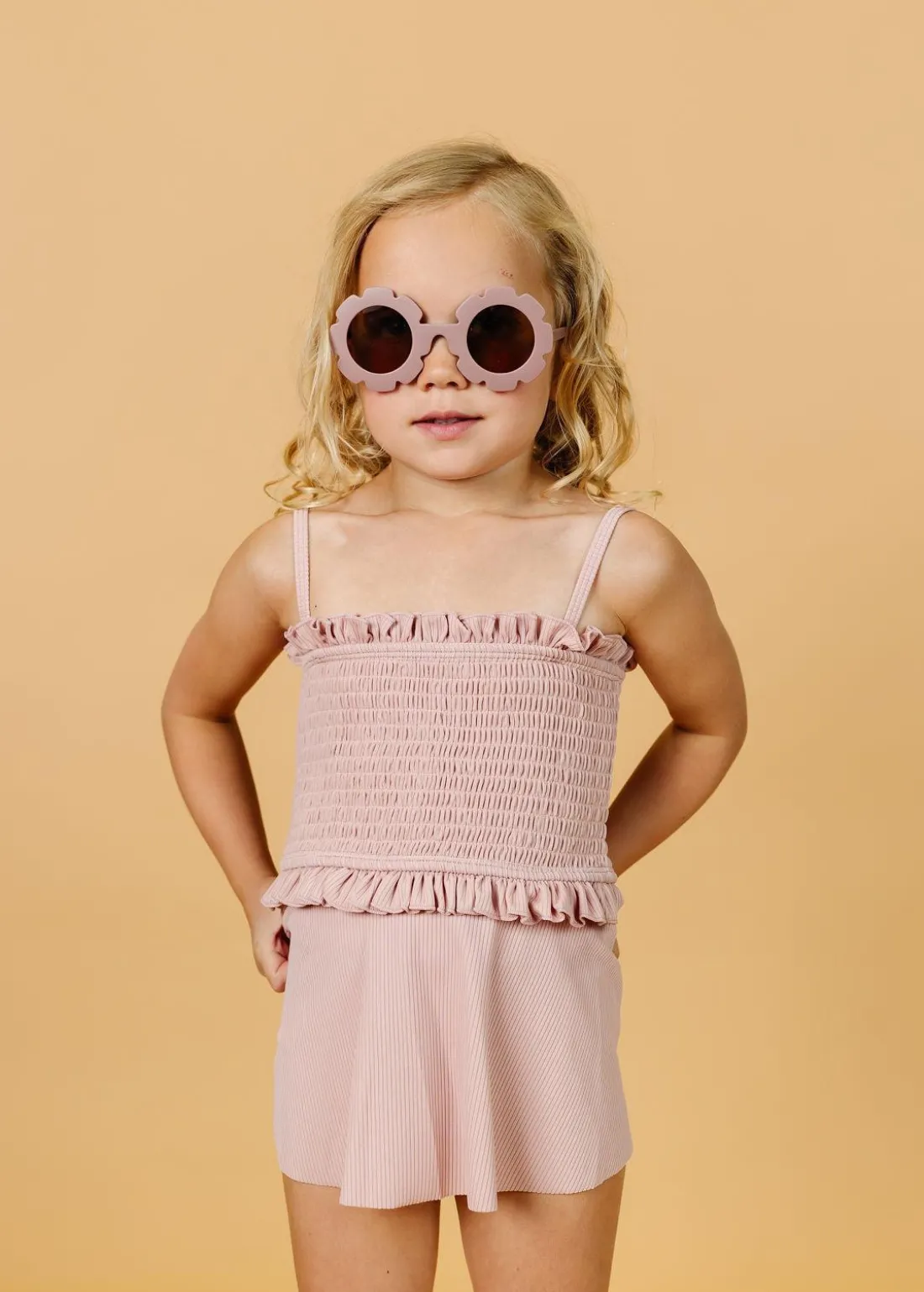 Kortni Jeane Ribbed Light Mauve | Mini Bandeau Top RibbedLightMauve Outlet