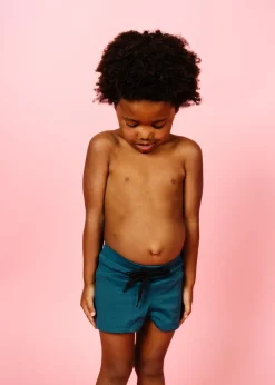 Kortni Jeane Ribbed Midnight Teal | Mini Euro Shorts RibbedMidnightTeal Hot