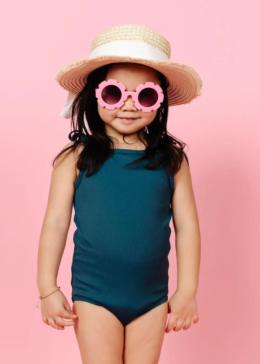 Kortni Jeane Ribbed Midnight Teal | Mini Simply One-Piece RibbedMidnightTeal Outlet