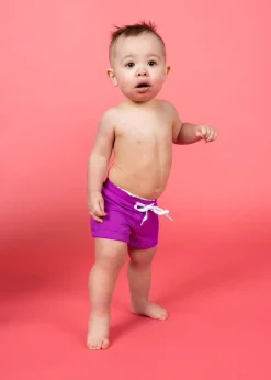 Kortni Jeane Ribbed Purple | Baby Euro Shorts RibbedPurple Fashion