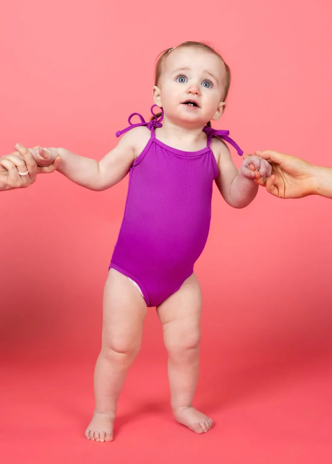 Kortni Jeane Ribbed Purple | Baby Simply One-Piece RibbedPurple Best