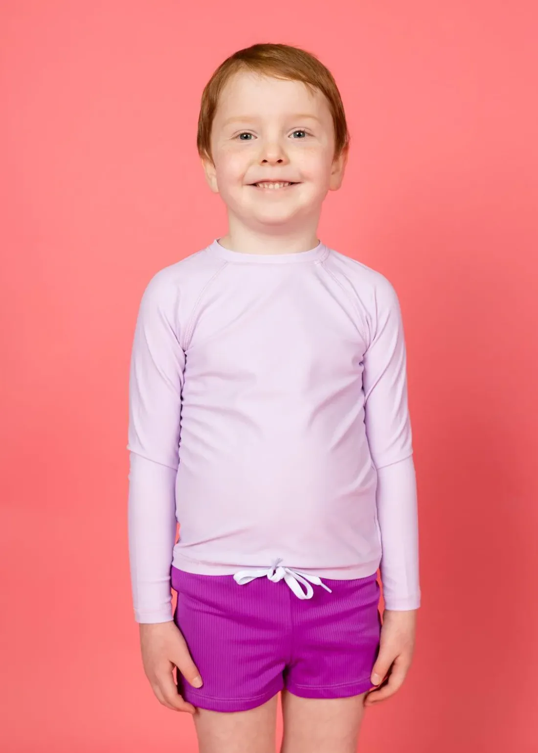 Kortni Jeane Ribbed Purple | Mini Euro Shorts RibbedPurple Outlet