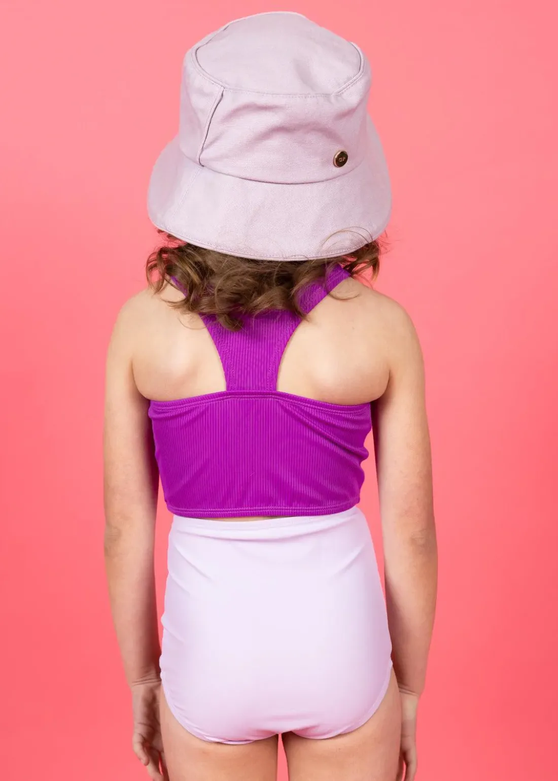 Kortni Jeane Ribbed Purple | Mini Racer Back Top RibbedPurple Fashion
