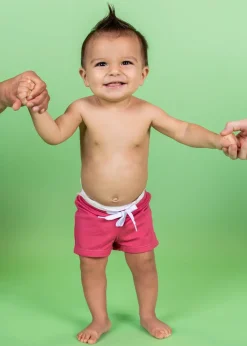 Kortni Jeane Ribbed Roseate | Baby Euro Shorts RibbedRoseate Outlet
