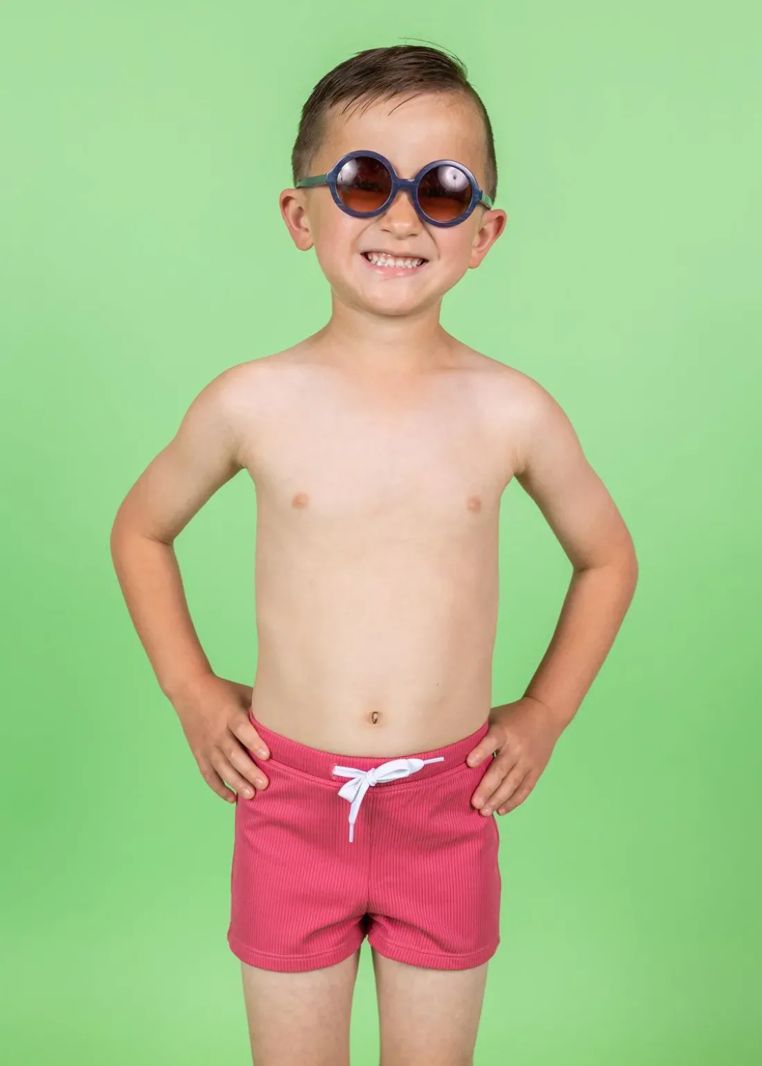 Kortni Jeane Ribbed Roseate | Mini Euro Shorts RibbedRoseate Online