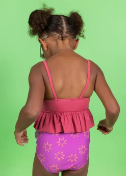 Kortni Jeane Ribbed Roseate | Mini Peplum Top RibbedRoseate Best