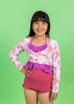 Kortni Jeane Ribbed Roseate | Youth All Ruffled Up Bottoms RibbedRoseate Hot