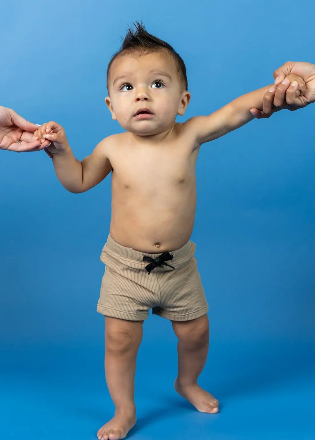 Kortni Jeane Ribbed Sand Brown | Baby Euro Shorts RibbedSandBrown New