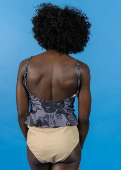 Kortni Jeane Ribbed Sand Brown | Cut High Bottoms RibbedSandBrown Sale