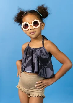 Kortni Jeane Ribbed Sand Brown | Mini All Ruffled Up Bottoms RibbedSandBrown Sale