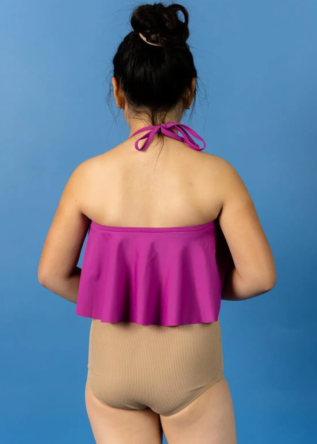 Kortni Jeane Ribbed Sand Brown | Youth High-Waisted Bottoms RibbedSandBrown Hot