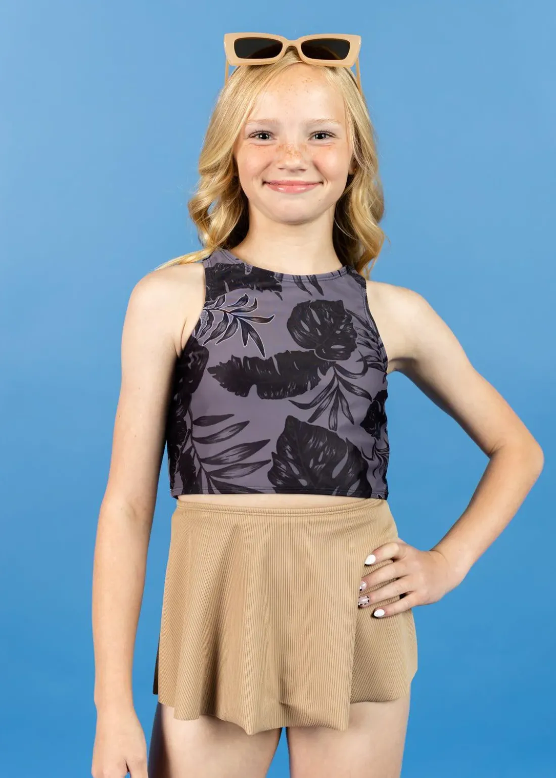 Kortni Jeane Ribbed Sand Brown | Youth Who Wears Short Skirts RibbedSandBrown Discount