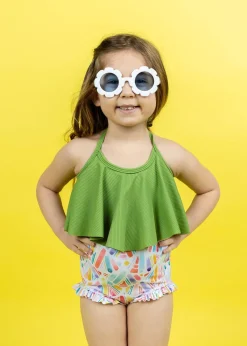 Kortni Jeane Ribbed Spring Green | Mini Swing Top RibbedSpringGreen Online