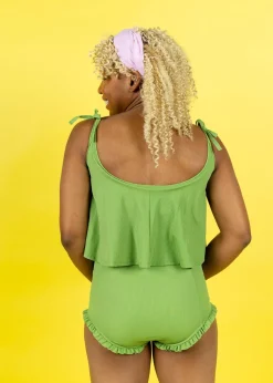 Kortni Jeane Ribbed Spring Green | Swing Top RibbedSpringGreen Sale