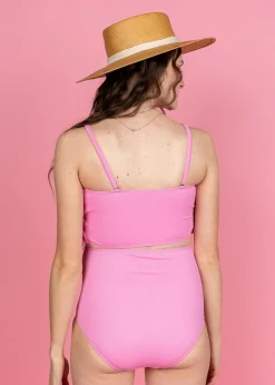 Kortni Jeane Ribbed Sweet Pink | Maternity Bottoms RibbedSweetPink Clearance