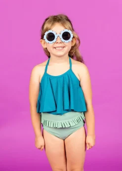 Kortni Jeane Ribbed Tide Pool Blue | Mini Swing Top RibbedTidePoolBlue Clearance