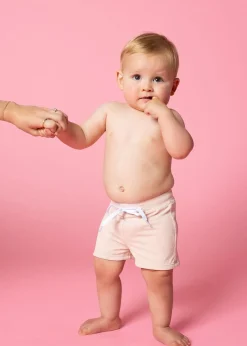Kortni Jeane Ribbed Whipped Peach | Baby Euro Shorts RibbedWhippedPeach Outlet