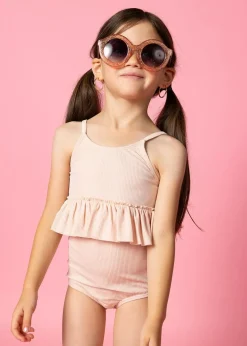 Kortni Jeane Ribbed Whipped Peach | Mini High-Waisted Bottoms RibbedWhippedPeach Discount