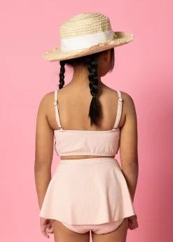 Kortni Jeane Ribbed Whipped Peach | Mini Detached Short Skirt RibbedWhippedPeach Fashion