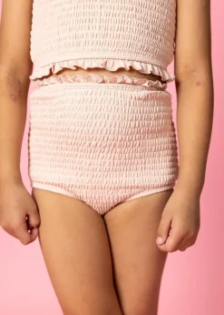 Kortni Jeane Ribbed Whipped Peach | Mini Smocked Bottoms RibbedWhippedPeach Outlet