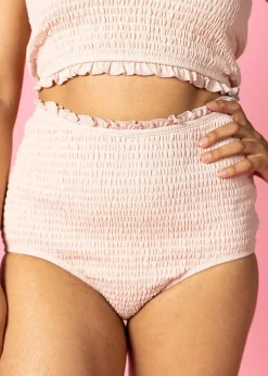 Kortni Jeane Ribbed Whipped Peach | Smocked Bottoms RibbedWhippedPeach Best