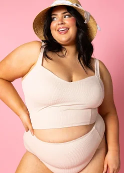 Kortni Jeane Ribbed Whipped Peach | Up High Bottoms RibbedWhippedPeach Online