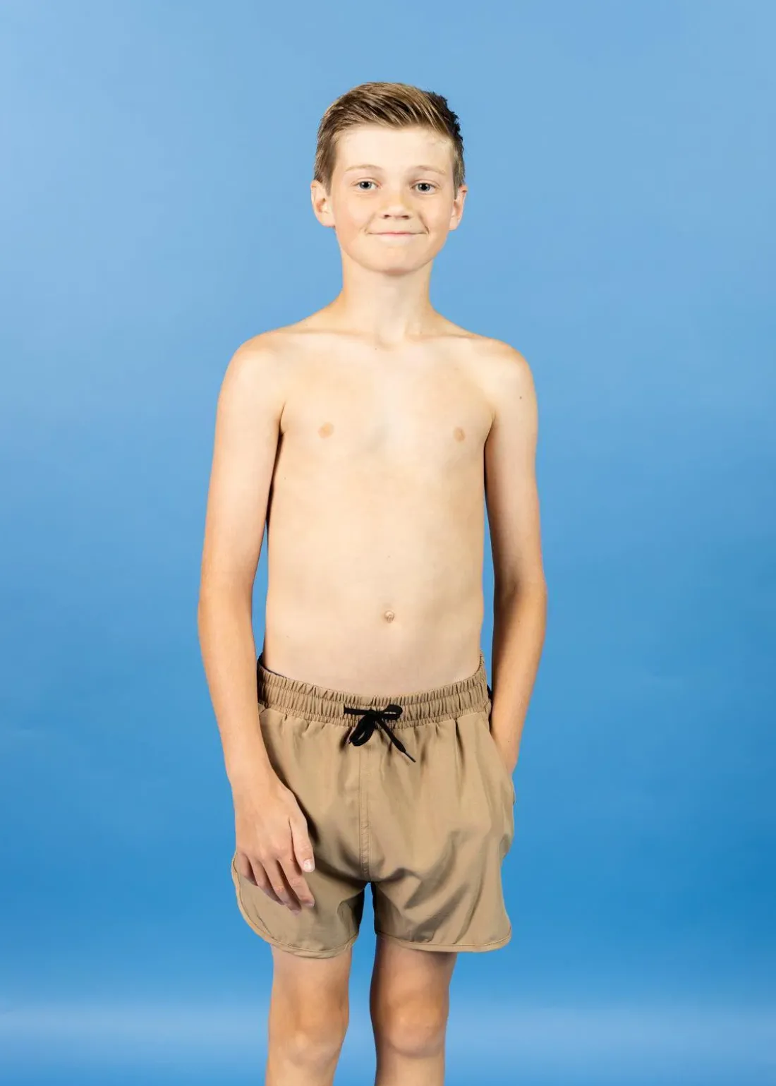 Kortni Jeane Sand Brown | Youth Retro Shorties SandBrown Hot