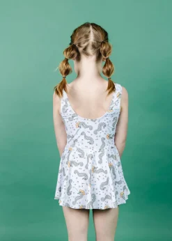 Kortni Jeane | Mini Skirted One-Piece Sea-Haw Clearance