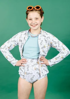 Kortni Jeane | Youth High-Waisted Bottoms Sea-Haw Best