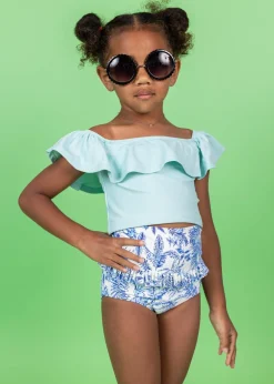 Kortni Jeane | Mini Ruffled Around Top Spearmint Outlet