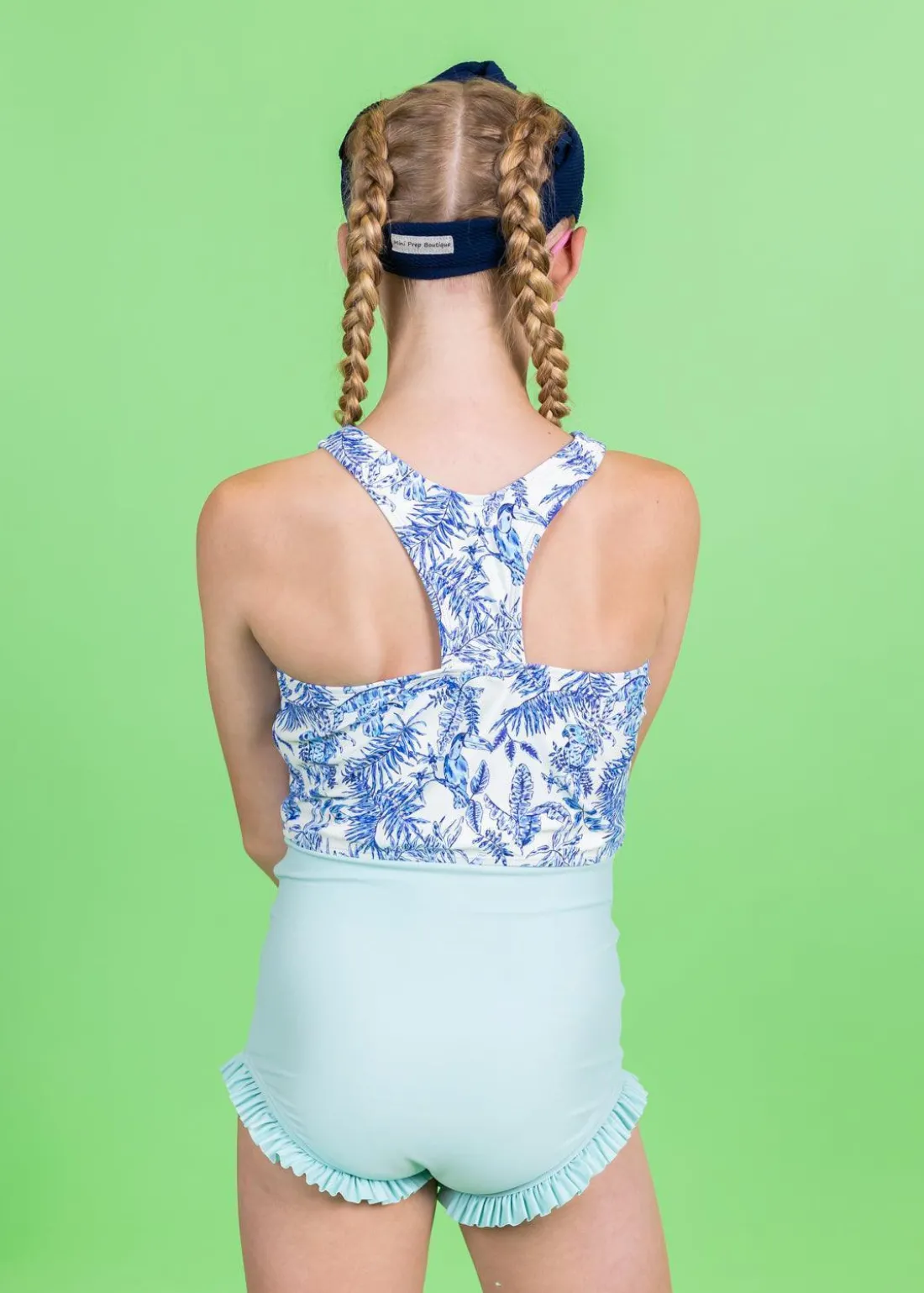 Kortni Jeane | Youth All Ruffled Up Bottoms Spearmint Clearance
