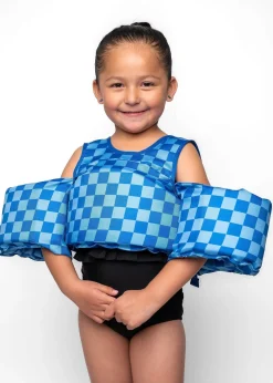 Kortni Jeane Splasher | Blue Checkered BlueCheckered Sale