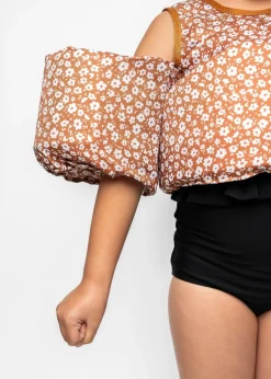 Kortni Jeane Splasher | Brown Ditsy Floral brown_ditsy_floral Clearance