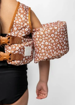 Kortni Jeane Splasher | Brown Ditsy Floral brown_ditsy_floral Clearance