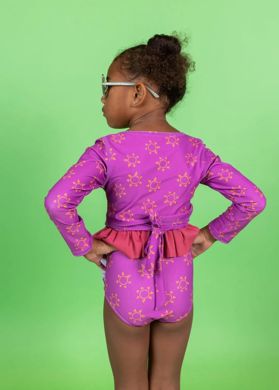 Kortni Jeane | Mini Wrap Top Rashguard Suns Sale