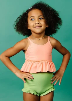 Kortni Jeane Sweet Pea Green | Mini All Ruffled Up Bottoms SweetPeaGreen Fashion