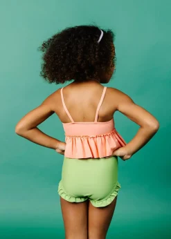 Kortni Jeane Sweet Pea Green | Mini All Ruffled Up Bottoms SweetPeaGreen Fashion