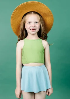 Kortni Jeane Sweet Pea Green | Mini Racer Back Top SweetPeaGreen Fashion